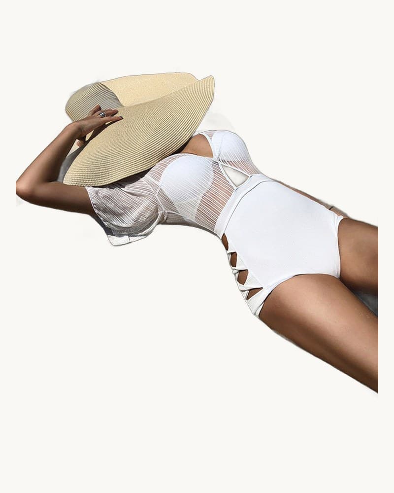 High Waist Hot Spring Swimsuit 1