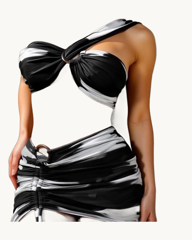 Sexy Set Two-piece Bikini Three-piece Set 1