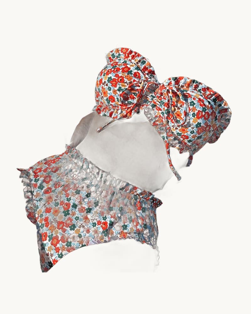 Floral Print Bikini Set 1