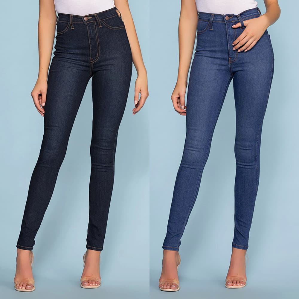 High Stretch Slim Fashion Jeans 1