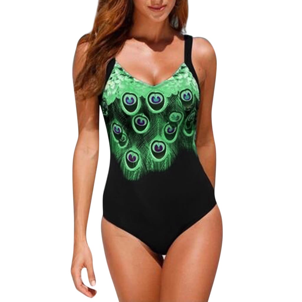 Feather Positioning Принт Bikini color variant