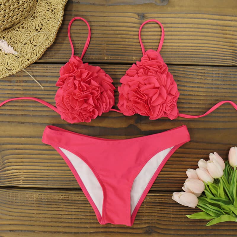 Three-dimensional Flower Bikini color variant