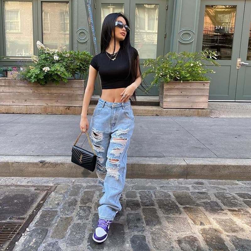 All-match Slightly Spicy Фармерки Женски Есен color variant