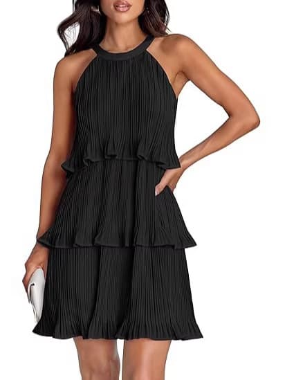 Џемпер Слоевит Карнерест Раб Без Ракави Фустан color variant