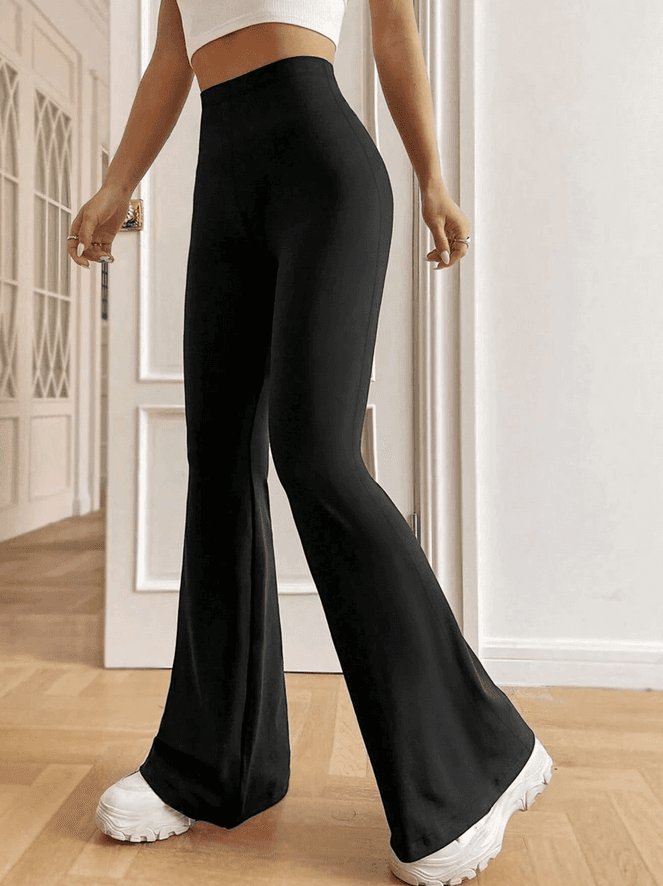 2026 Summer New High-waisted Flared Pants for Women, 1