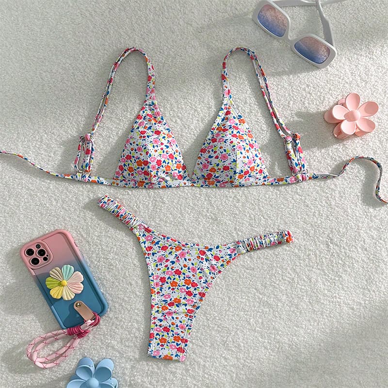 Плажа Bikini Европски и Американски Стил Тантелски- Капини Костим color variant