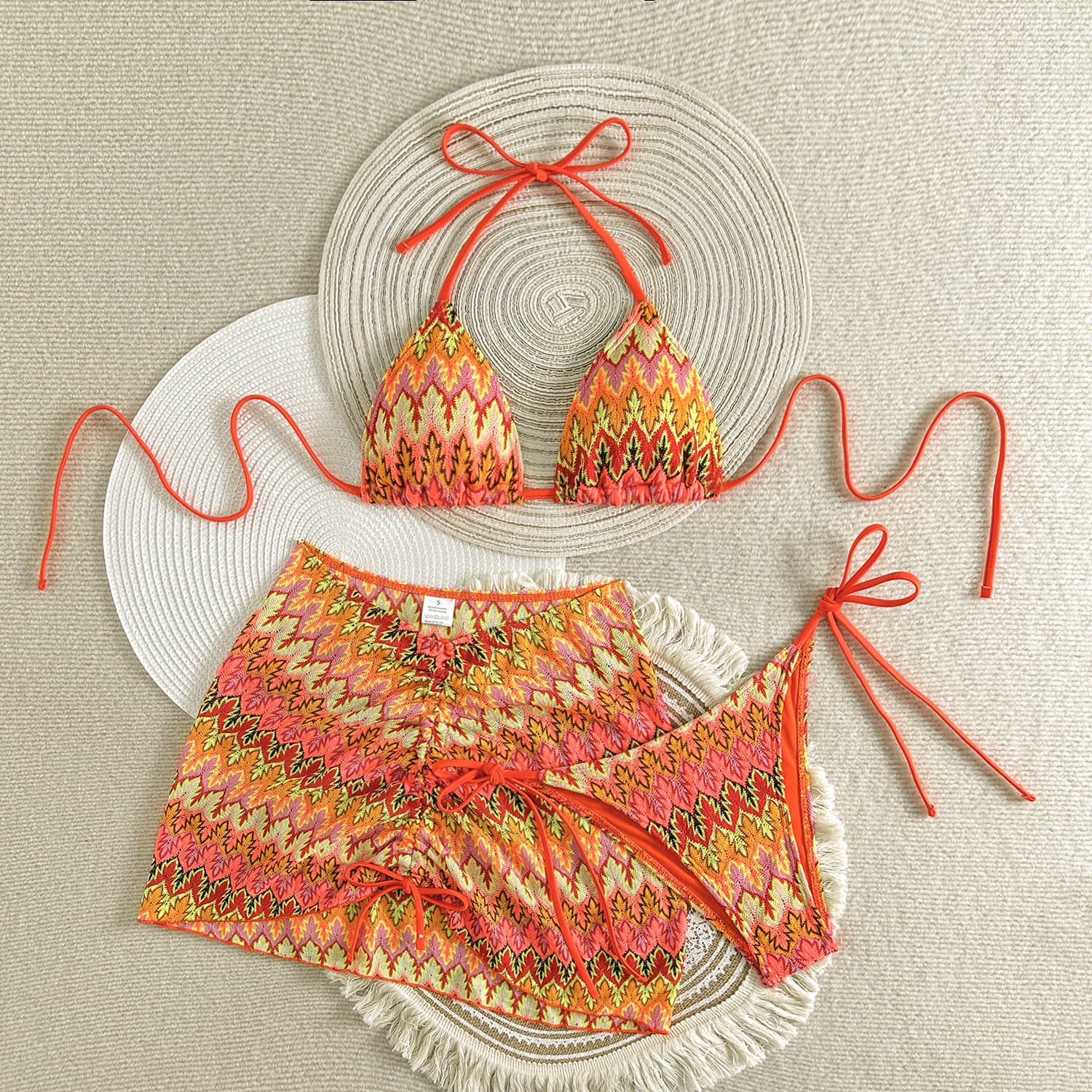 Секси Three-Дел Капини Костим Bikini color variant