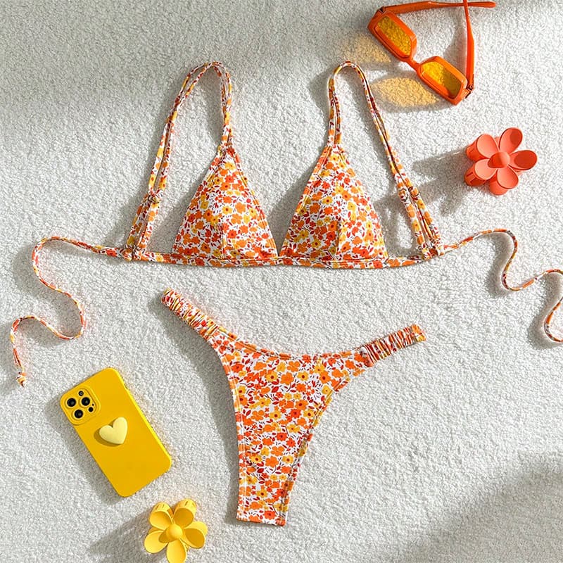 Плажа Bikini Европски и Американски Стил Тантелски- Капини Костим color variant