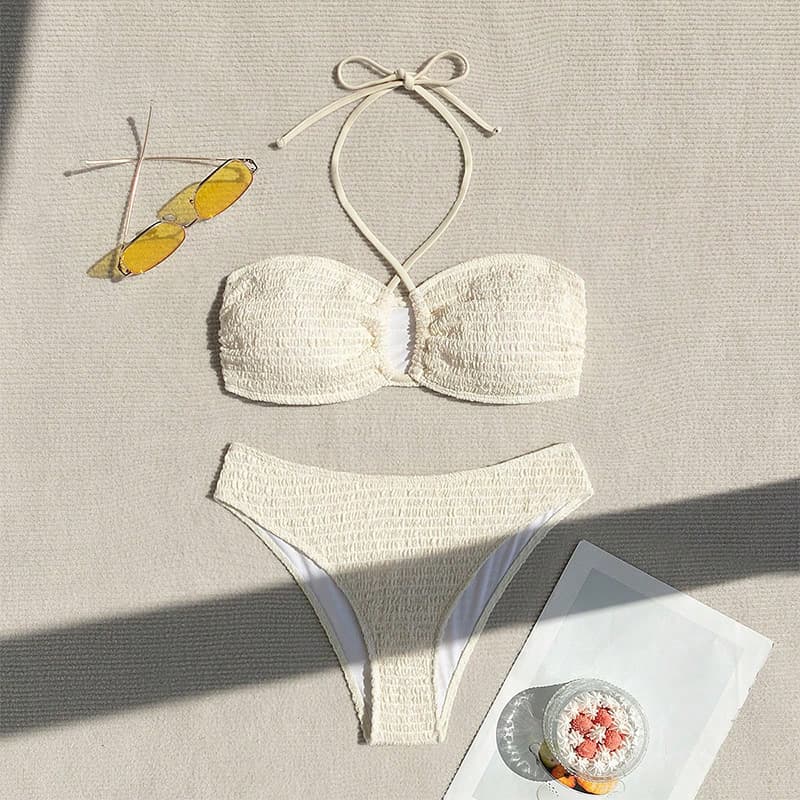 Европски и Американски-Стил Секси на Врат-Деколте Тантелски- Bikini color variant