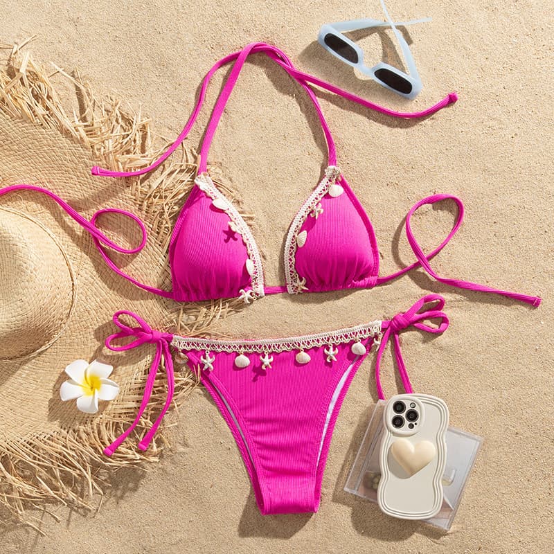 Деколте-Врзување Swim Bikini со Adjustable Трегери color variant