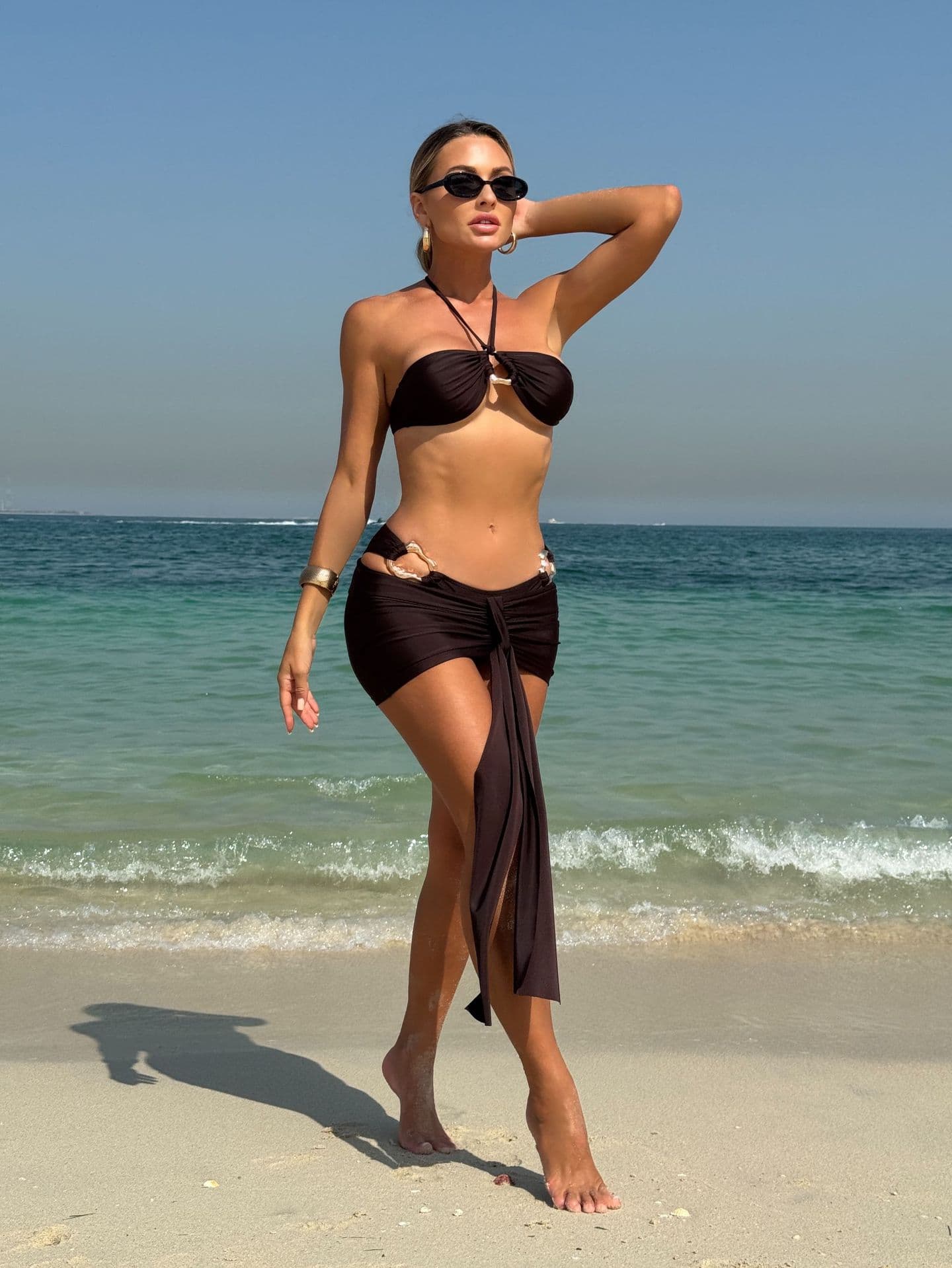 Stylish и Секси Three-Дел Bikini Капини Костим за Женски color variant