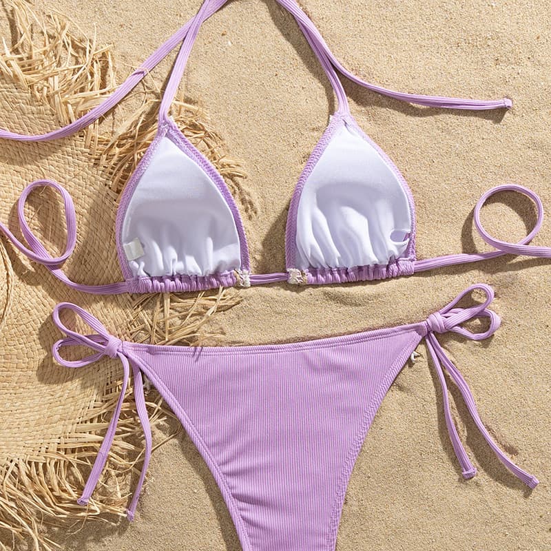 Деколте-Врзување Swim Bikini со Adjustable Трегери color variant