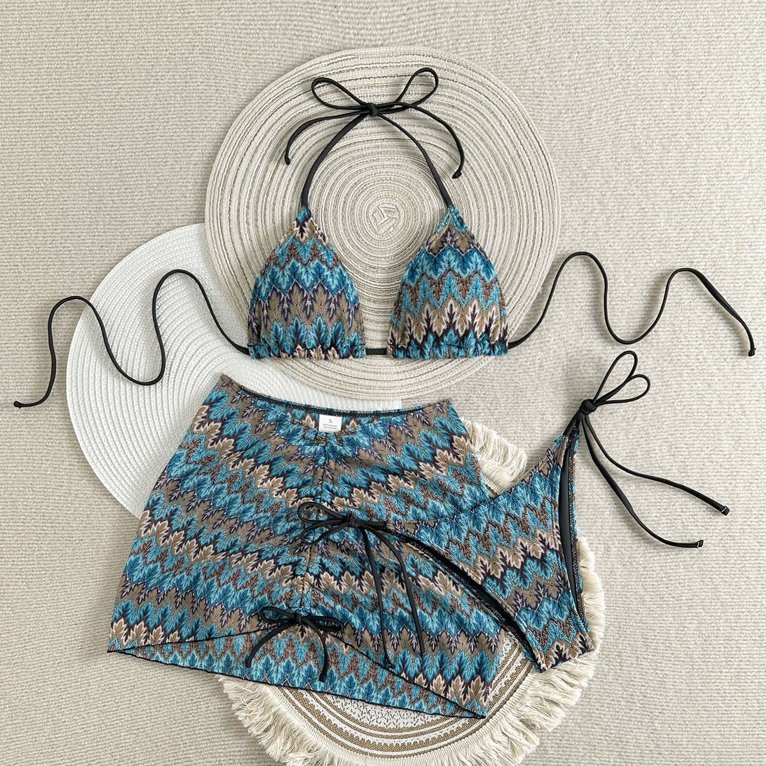 Секси Three-Дел Капини Костим Bikini color variant