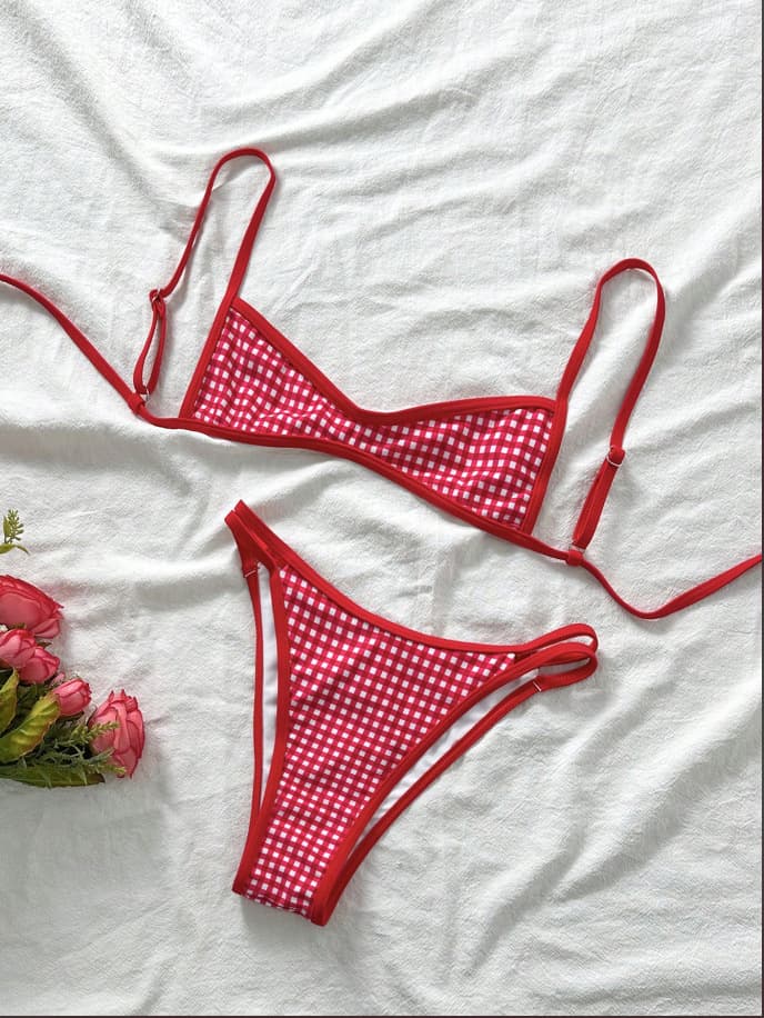 Tube-Топ Без Грб Тантелски- Секси Bikini Сет од Два Дела Капини Костим color variant