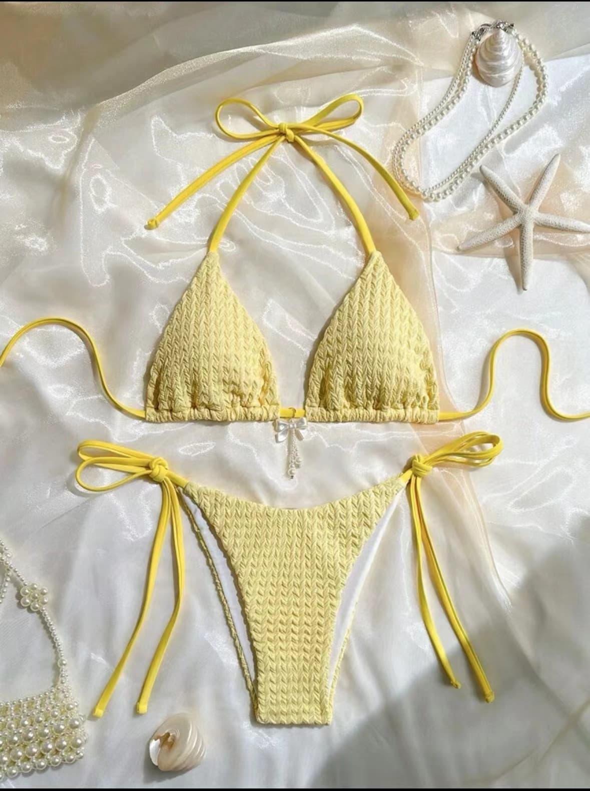 Feminine Без Грб Strappy Bikini color variant