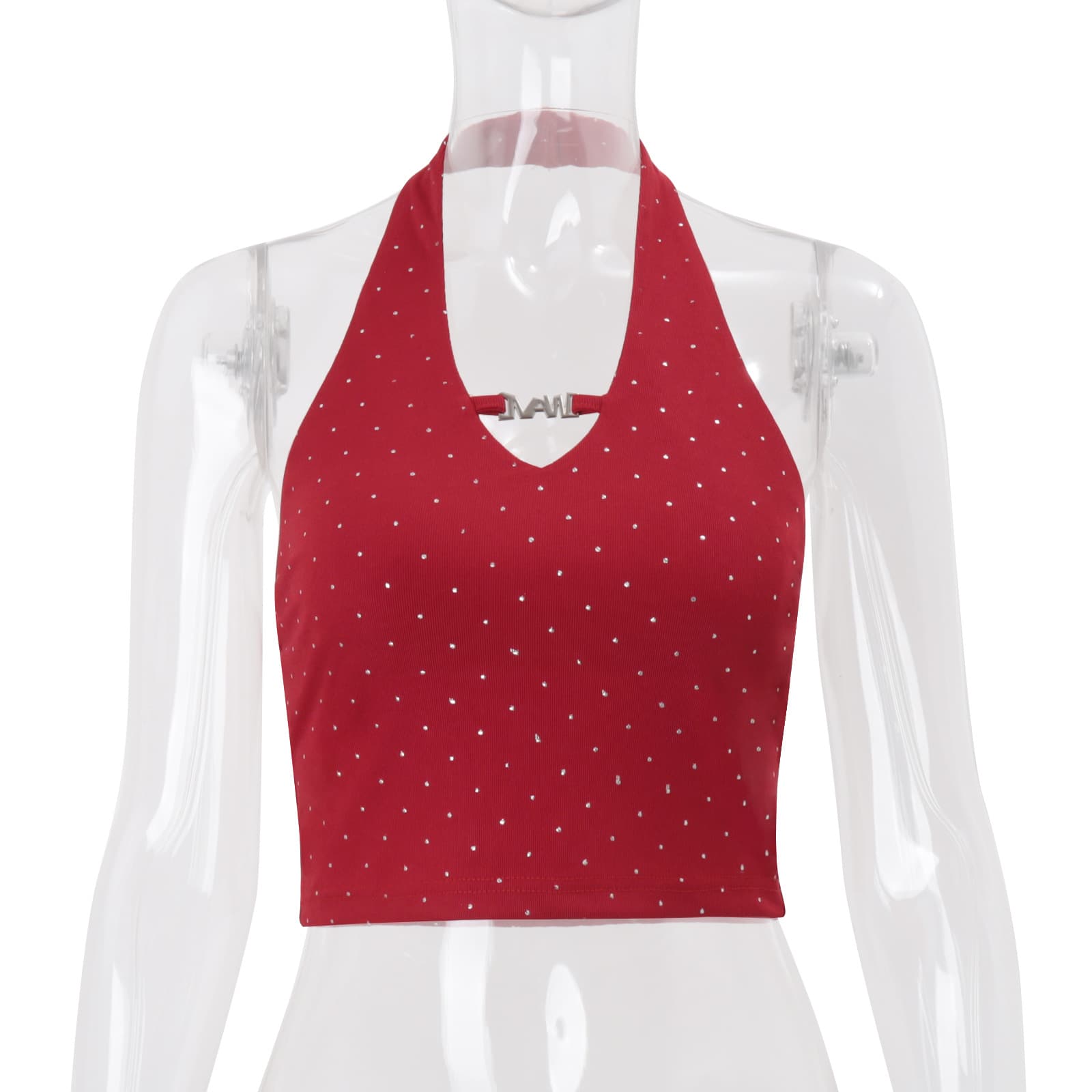 Деколте-hanging Цветот Без Ракави Маица Без Ракави за Женски color variant