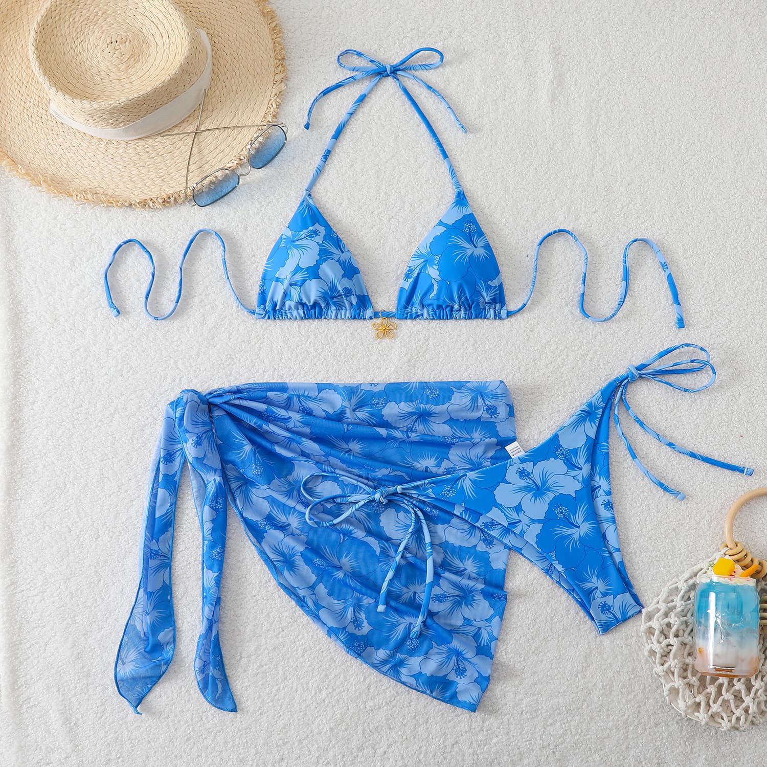 Instagram-Стил Секси Тантелски- Принтан Bikini Капини Костим color variant