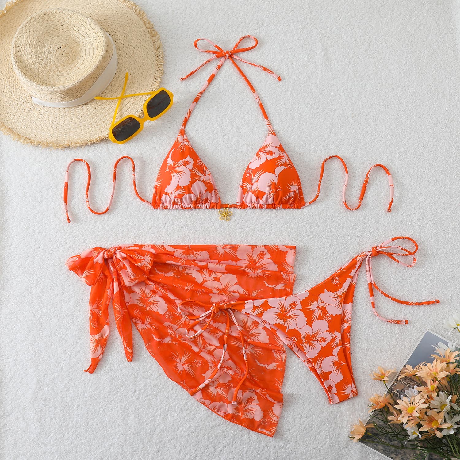 Instagram-Стил Секси Тантелски- Принтан Bikini Капини Костим color variant